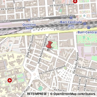 Mappa Via Paolo Lembo, 18, 70124 Bari, Bari (Puglia)