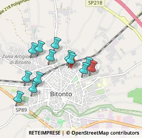 Mappa Via Alcide De Gasperi, 70032 Bitonto BA, Italia (0.86538)