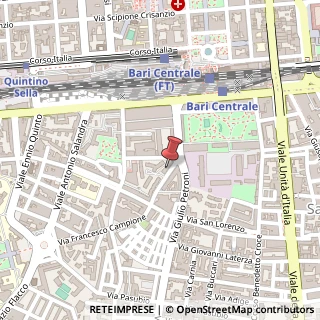 Mappa Via Ricchioni Luigi, 20, 70124 Bari, Bari (Puglia)