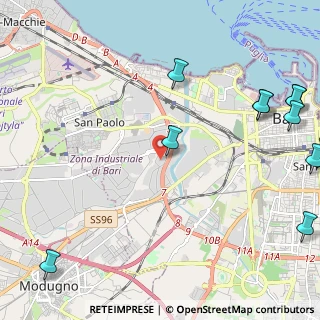 Mappa Via de Blasio Barimax, 70132 Bari BA, Italia (3.49)