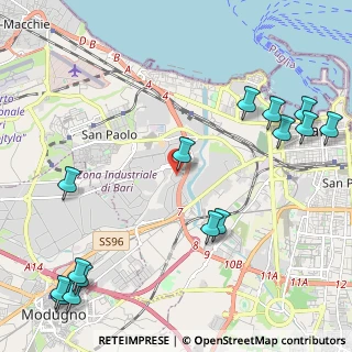Mappa Via de Blasio Barimax, 70132 Bari BA, Italia (3.19)