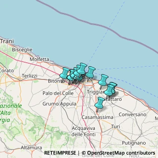 Mappa Via de Blasio Barimax, 70132 Bari BA, Italia (7.796)
