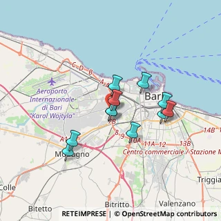 Mappa Via de Blasio Barimax, 70132 Bari BA, Italia (3.00364)