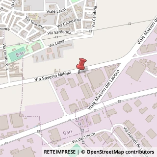 Mappa Via Saverio Milella, 10, 70132 Bologna, Bologna (Emilia Romagna)