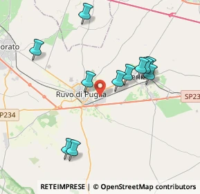 Mappa Via Guido Rossa, 70037 Ruvo di Puglia BA, Italia (4.04091)