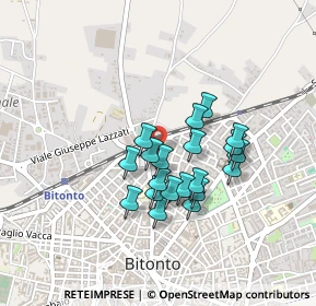 Mappa Via Vito Siragusa, 70032 Bitonto BA, Italia (0.363)