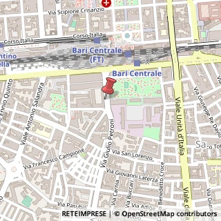 Mappa Via Giulio Petroni, 25/5, 70124 Bari, Bari (Puglia)