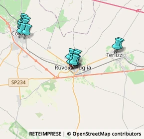 Mappa Via Goito Arrigo, 70037 Ruvo di Puglia BA, Italia (4.32167)