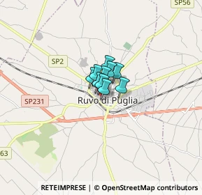 Mappa Via Goito Arrigo, 70037 Ruvo di Puglia BA, Italia (0.89091)