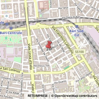 Mappa Via Nizza, 18, 70126 Bari, Bari (Puglia)