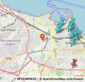 Mappa Strada Vicinale Glomerelli, 70123 Bari BA, Italia (2.77)