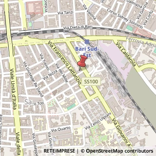 Mappa Via Sigismondo Castromediano, 134, 70126 Bari, Bari (Puglia)