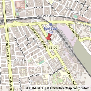 Mappa Via Sigismondo Castromediano, 133, 70126 Bari, Bari (Puglia)