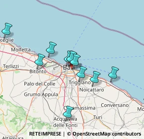 Mappa Via Sigismondo Castromediano, 70126 Bari BA, Italia (14.19167)