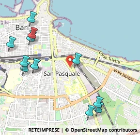 Mappa Via Sigismondo Castromediano, 70126 Bari BA, Italia (1.37167)