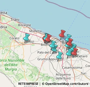 Mappa Prima Str. Viale Prof. Giuseppe Lazzati, 70032 Bitonto BA, Italia (13.188)