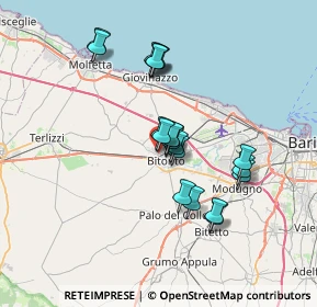 Mappa Viale Prof. Giuseppe Lazzati, 70032 Bitonto BA, Italia (6.1445)