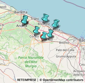 Mappa Via Dr. G. Rondinella, 70037 Ruvo di Puglia BA, Italia (11.855)
