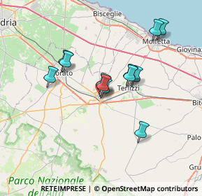 Mappa Via Dr. G. Rondinella, 70037 Ruvo di Puglia BA, Italia (6.2525)