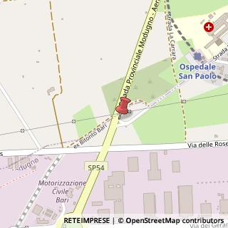 Mappa Via Caposcardicchio, Loc, 70100 Modugno, Bari (Puglia)