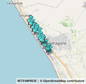 Mappa Viale Marechiaro, 81034 Mondragone CE, Italia (1.12667)