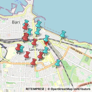 Mappa Via Domenico Cirillo, 70100 Bari BA, Italia (1.0235)