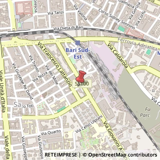 Mappa Via Domenico Cirillo,  106, 70126 Bari, Bari (Puglia)