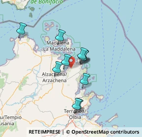 Mappa Cala Bitta, 07021 Arzachena SS, Italia (11.46)