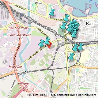 Mappa Strada Vicinale Glomerelli traversa, 70123 Bari BA, Italia (1.179)