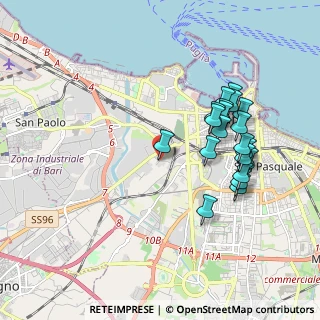 Mappa Strada Vicinale Glomerelli traversa, 70132 Bari BA, Italia (1.999)