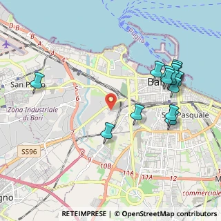 Mappa Strada Vicinale Glomerelli traversa, 70123 Bari BA, Italia (2.44467)