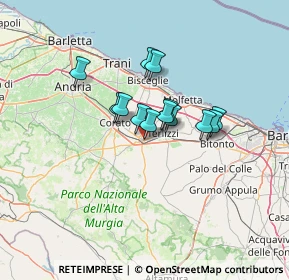 Mappa Via Eduardo de Filippo, 70037 Ruvo di Puglia BA, Italia (9.36462)