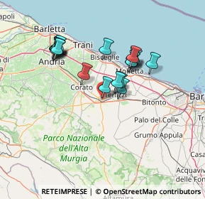 Mappa Via Eduardo de Filippo, 70037 Ruvo di Puglia BA, Italia (13.60421)