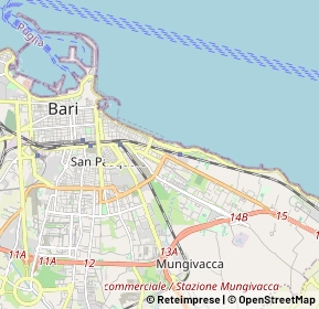 Mappa Traversa Ai Nn. 65 e 67 di Viale Japigia, 70126 Bari BA, Italia (1.45133)