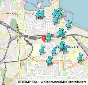 Mappa Via Bengasi, 70129 Bari BA, Italia (1.01778)