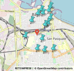 Mappa Via Bengasi, 70129 Bari BA, Italia (0.976)