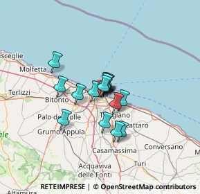 Mappa Via Bengasi, 70129 Bari BA, Italia (7.93688)