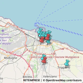 Mappa Via Bengasi, 70124 Bari BA, Italia (2.1675)
