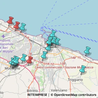 Mappa Via Bengasi, 70124 Bari BA, Italia (5.068)
