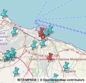 Mappa Via Bengasi, 70129 Bari BA, Italia (5.78588)