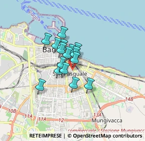 Mappa Via dei Mille, 70124 Bari BA, Italia (1.11)
