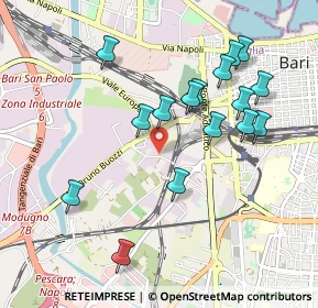 Mappa Str. Vicinale Glomerelli, 70123 Bari BA, Italia (1.0325)
