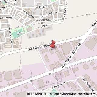 Mappa Via Saverio Milella, 12, 70123 Modugno, Bari (Puglia)