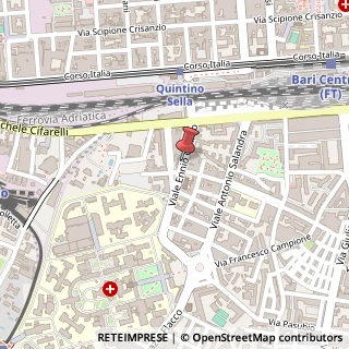 Mappa Viale Quinto Ennio, 9, 70124 Bari, Bari (Puglia)