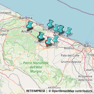 Mappa Via Vittorio Veneto, 70037 Ruvo di Puglia BA, Italia (11.704)