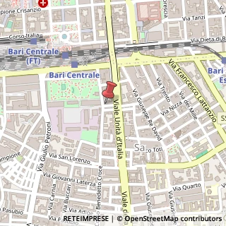 Mappa Largo Ignazio Ciaia, 24, 70125 Bari, Bari (Puglia)