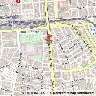 Mappa Largo Ignazio Ciaia, 25, 70125 Bari, Bari (Puglia)