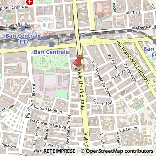 Mappa Largo Ignazio Ciaia, 11, 70125 Bari, Bari (Puglia)