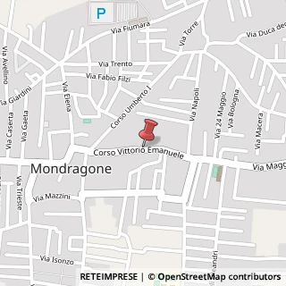 Mappa Via vittorio emanuele 37, 85048 Mondragone, Caserta (Campania)