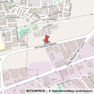 Mappa Via Saverio Milella, 22, 70132 Bari, Bari (Puglia)